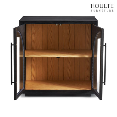 Alvar Arched 126″ Oak Media Console(Set of 4)
