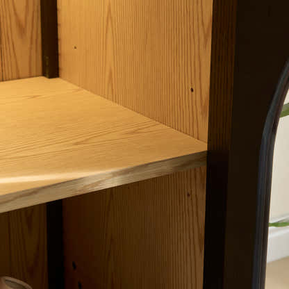 Alvar Arched 95″ Oak Media Console(Set of 3)