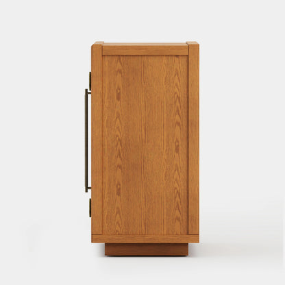 Alvar Arched 126″ Oak Modular Media Console(Set of 4)