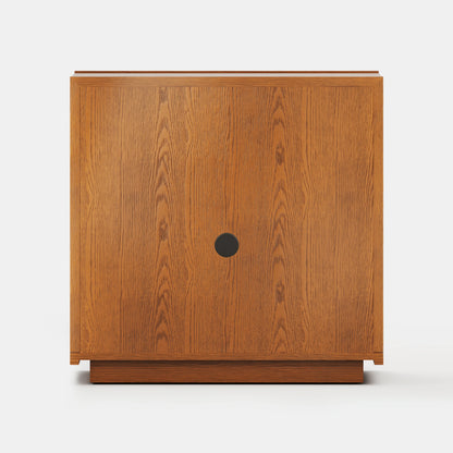 Alvar Arched 32″  Oak Storage Cabinet