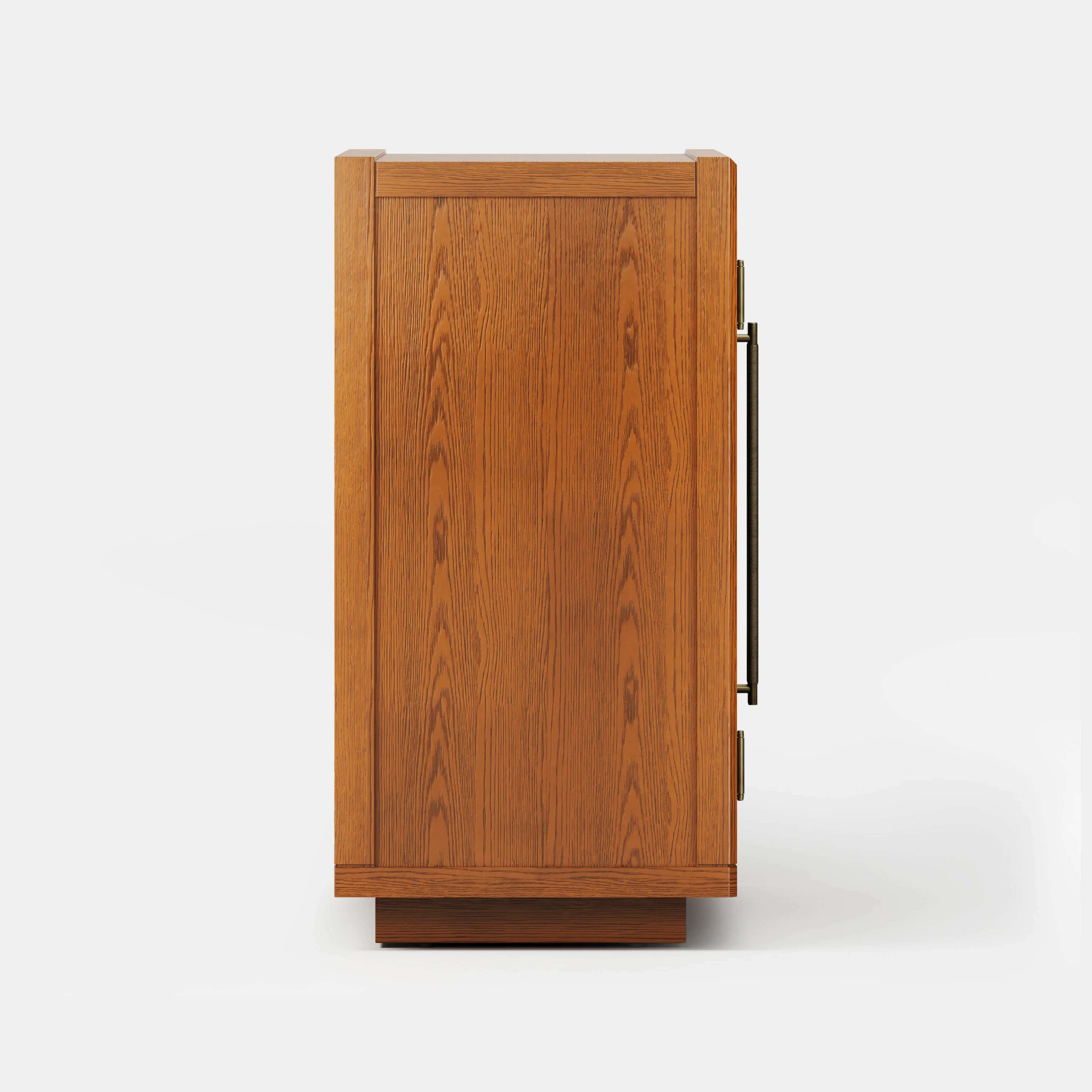 Alvar Arched 32″  Oak Storage Cabinet