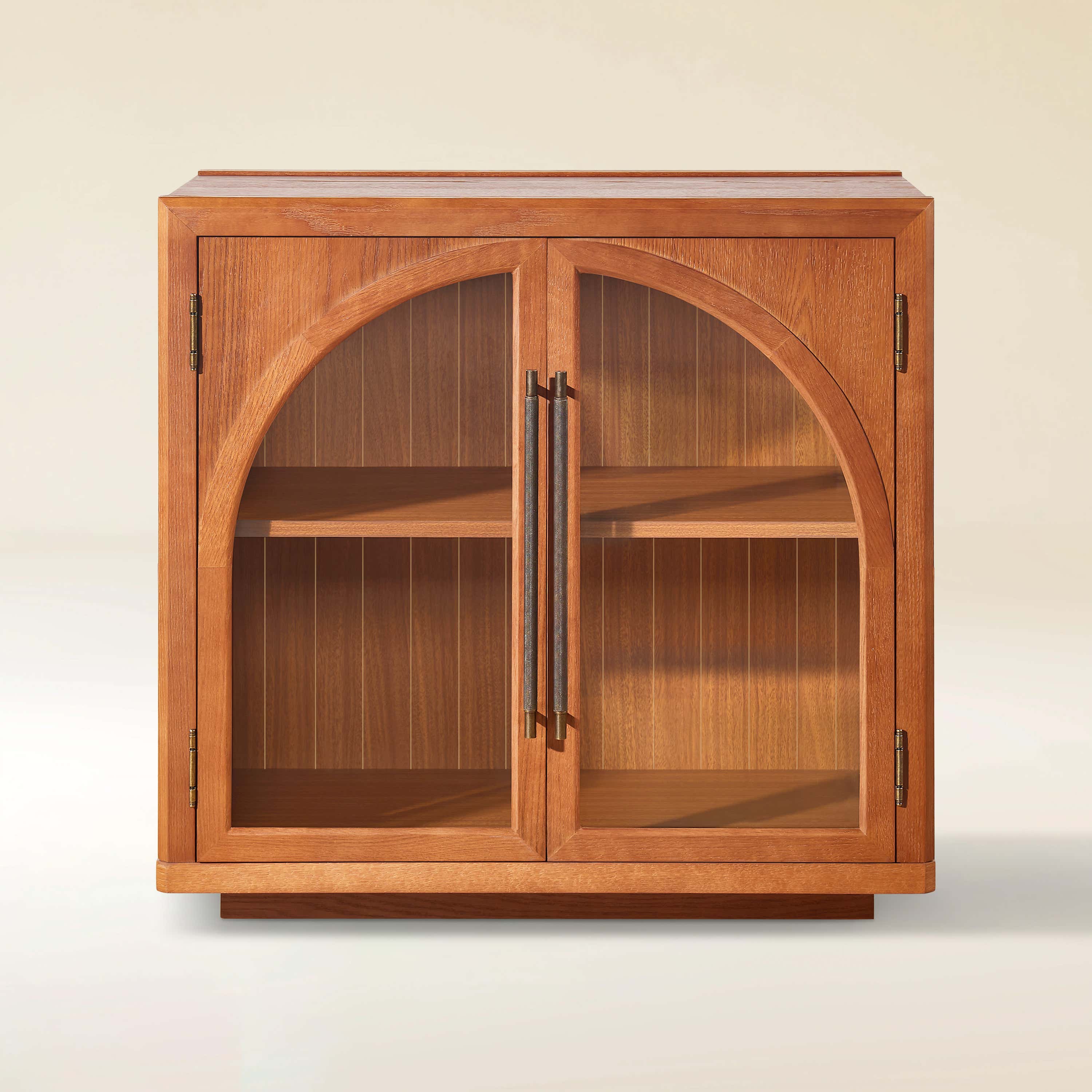 Alvar Arched 157.5″ Oak Modular Media Console(Set of 5)