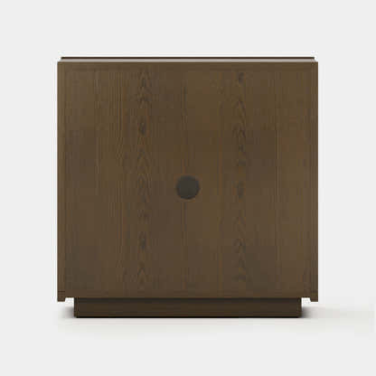 Alvar Arched 32″  Oak Storage Cabinet