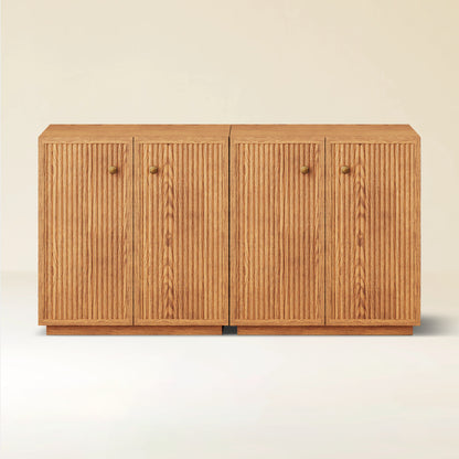 Avery Oak Cabinet 60"W (Set of 2)