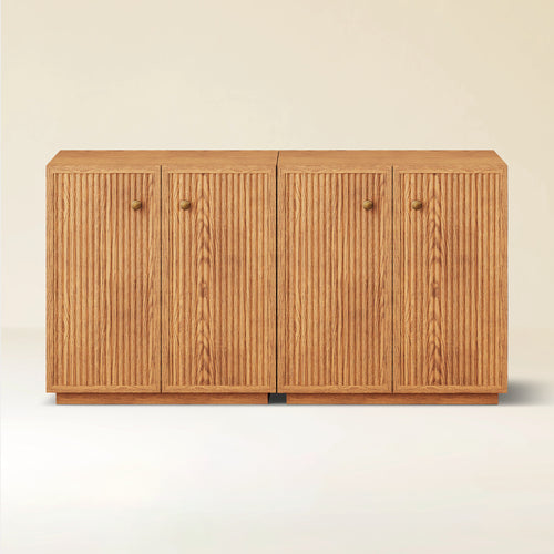 Avery Oak Cabinet 60"W (Set of 2)