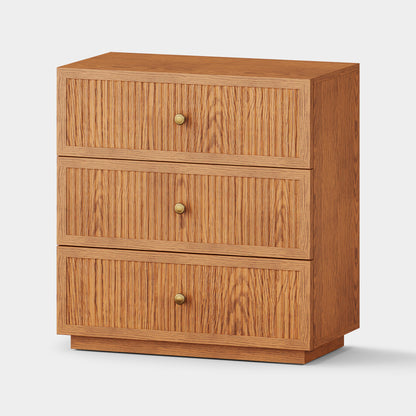 Avery Oak 3-Drawer Chest 30"W