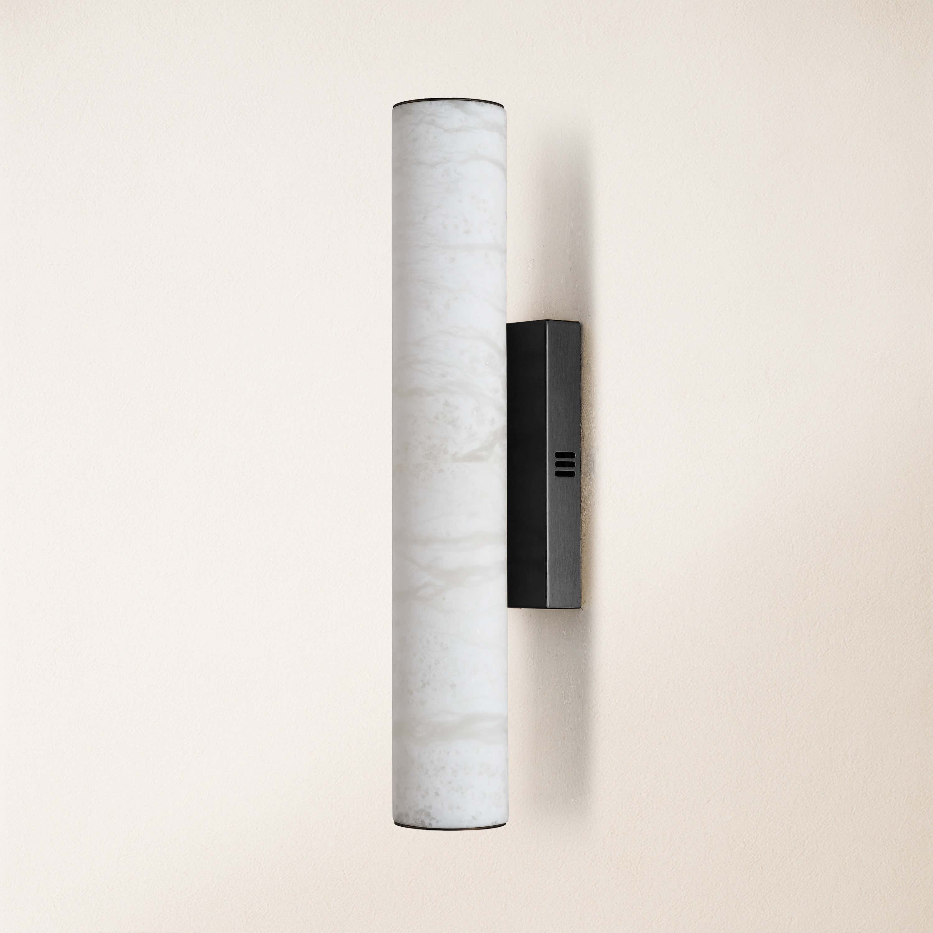 Sylvia Palladian Alabaster Wall Sconce 50cm H