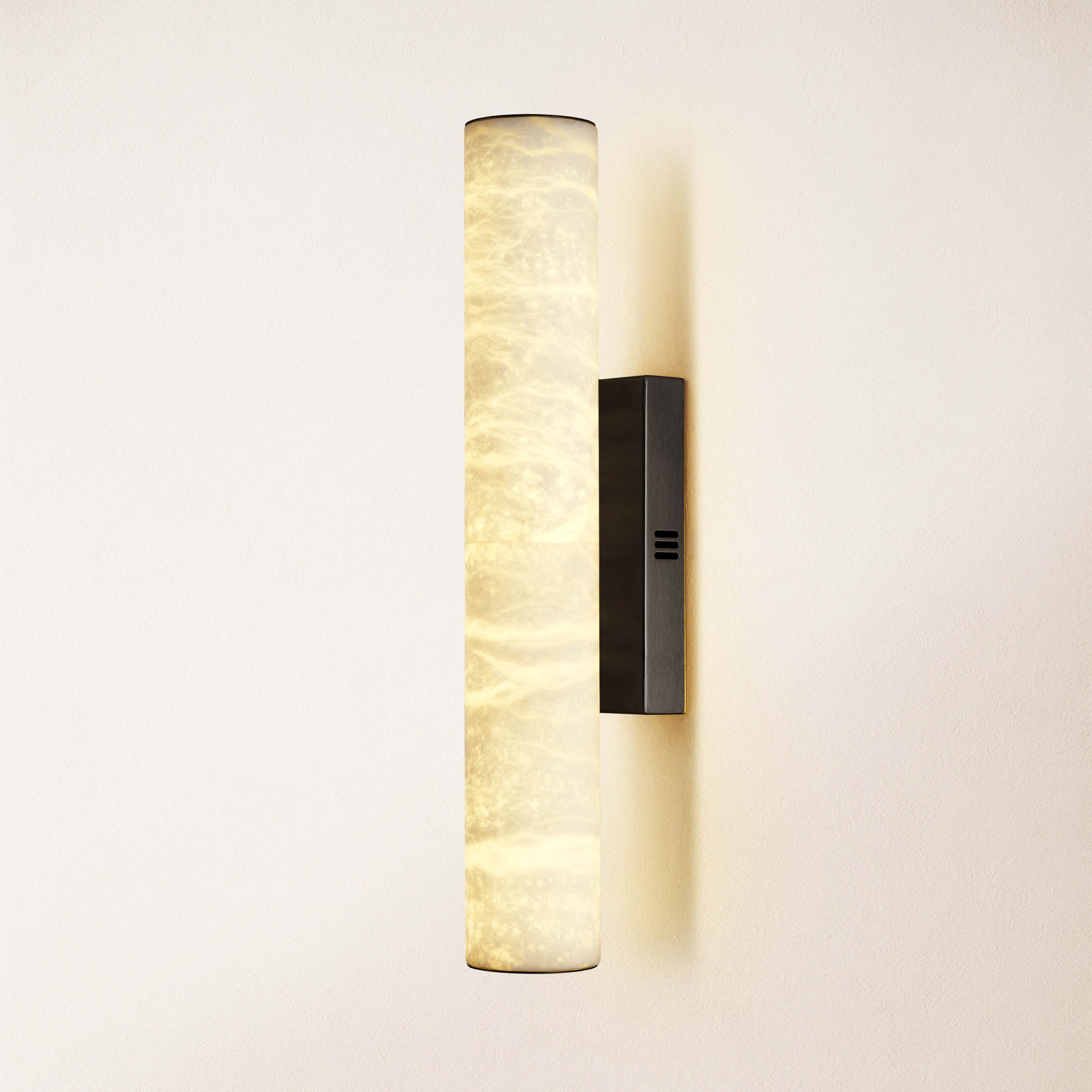 Sylvia Palladian Alabaster Wall Sconce 50cm H