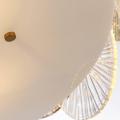 Axiora Glass Round Chandelier