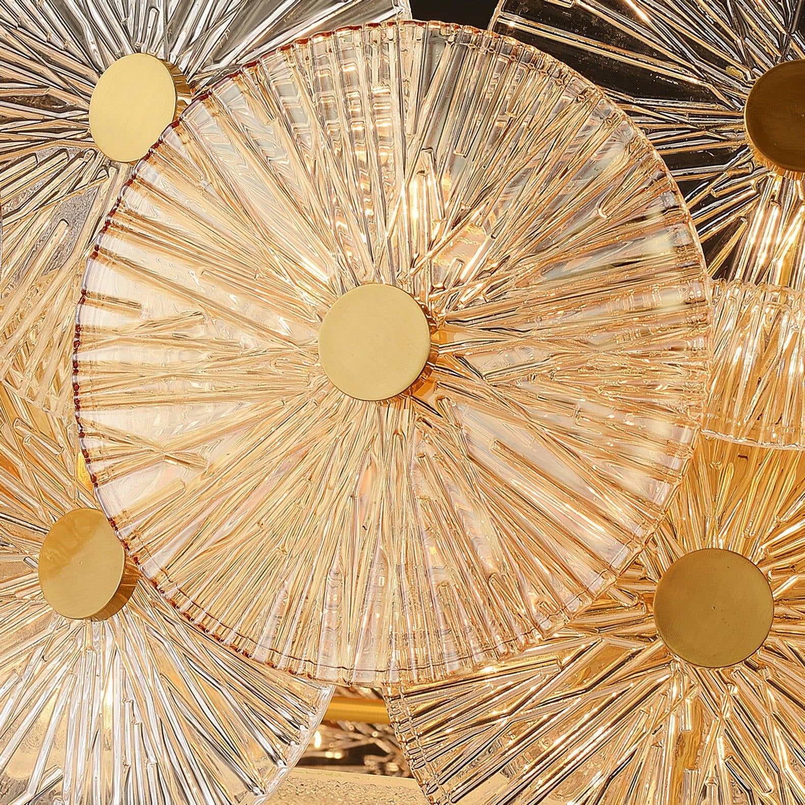 Axiora Glass Round Chandelier