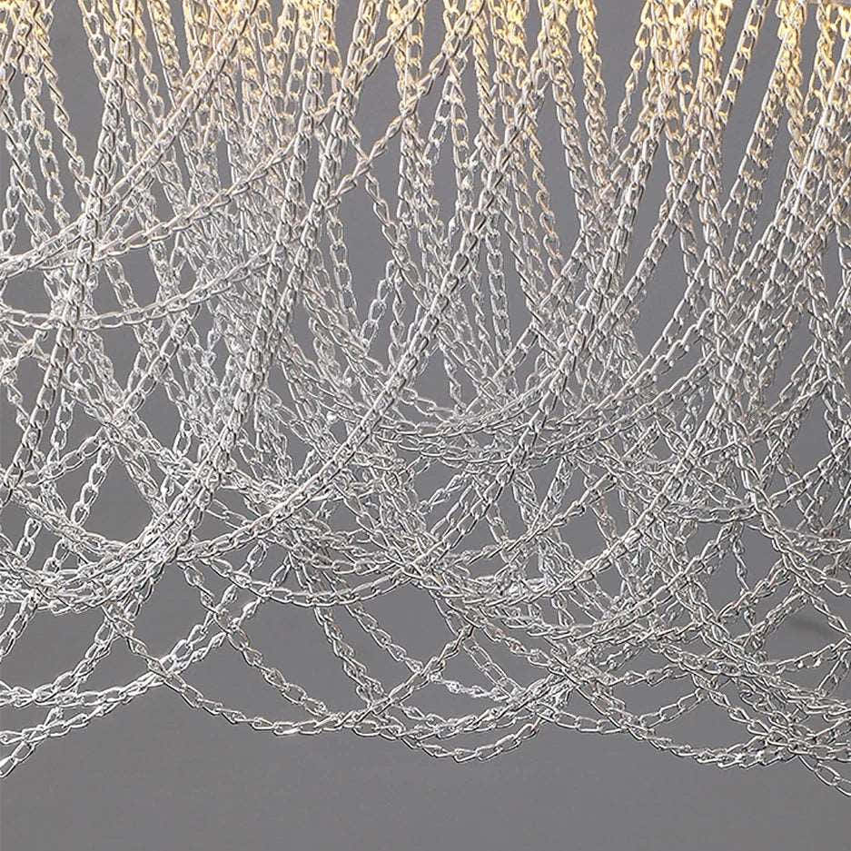 Teresa Cadena Tassel Modern Ring Chandelier