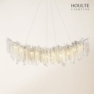 Shiro Noda Crystal Tree Branch Linear Chandelier 72"