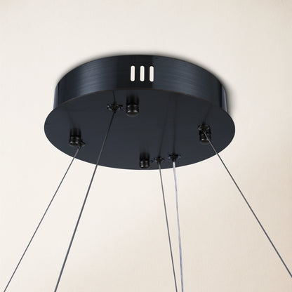 Solmare Alabaster Halo Chandelier 76cm