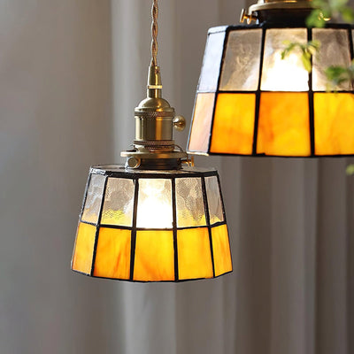 Karys Stained Glass Pendant Light