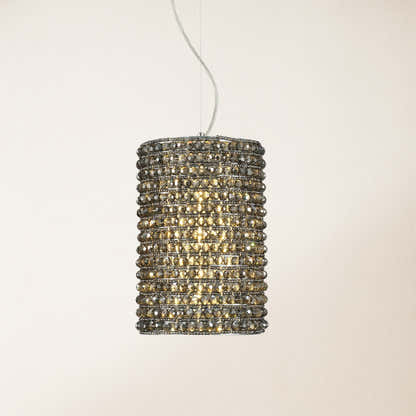 Stellar Beads Pendant Lights Smoke Clear 12"