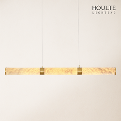 Sylvia Alabaster Linear Chandelier 47