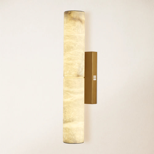 Sylvia Palladian Alabaster Wall Sconce 50cm H