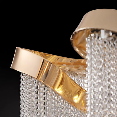 Teresa Cadena Chain Tassel Flush Mount 60cm W