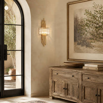 Oriana Crystal Wall Sconce 9.8"