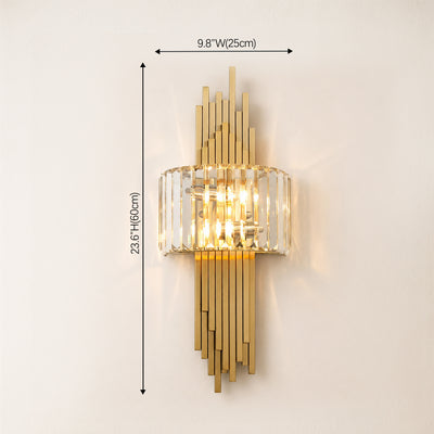 Oriana Crystal Wall Sconce 9.8"