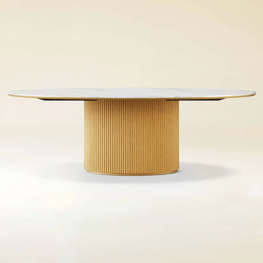 Marley Sintered Stone Dining Table 213cm