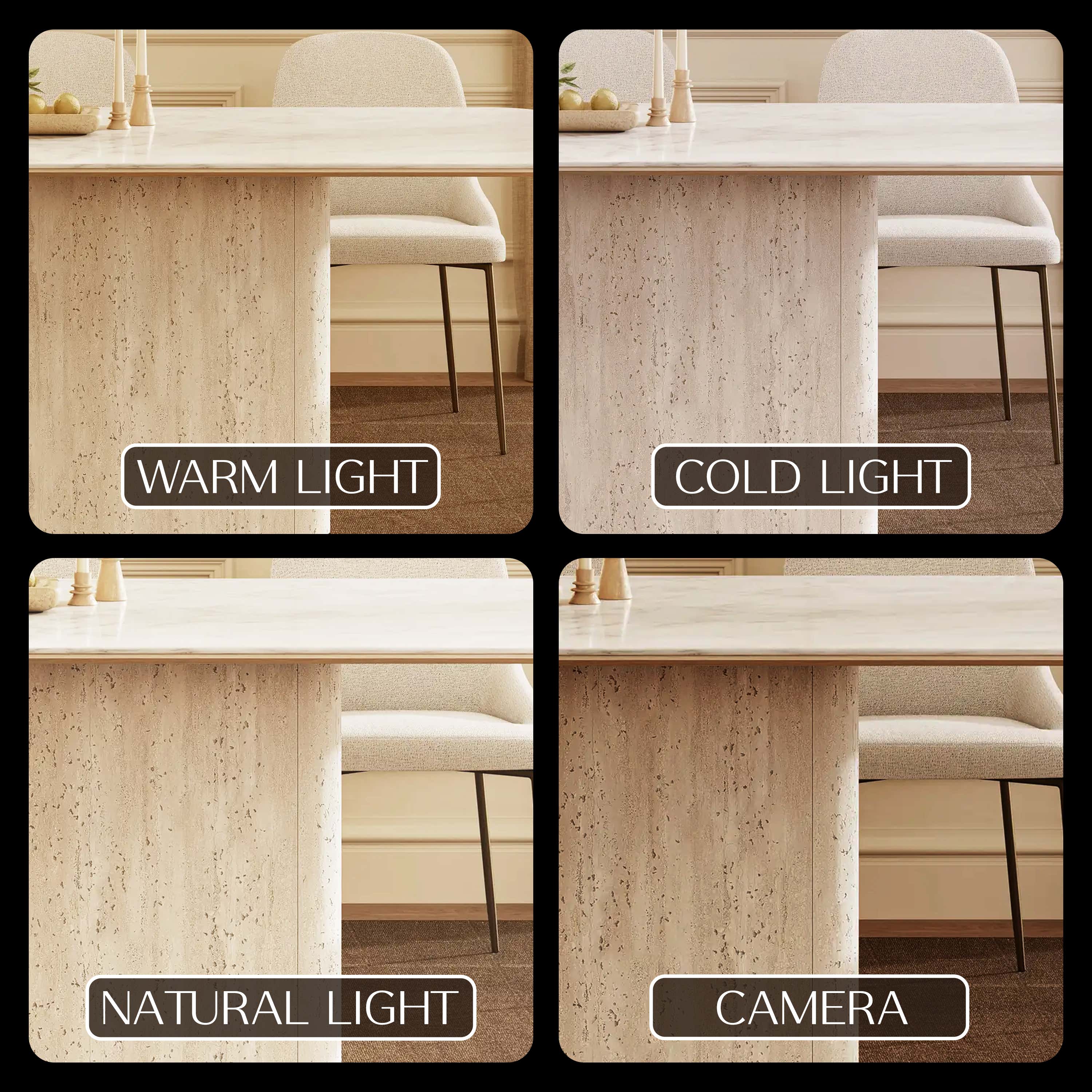 Tivoli Dining Table 84"W