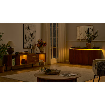 Ewan Oak Extendable Media Console 79" to 110"