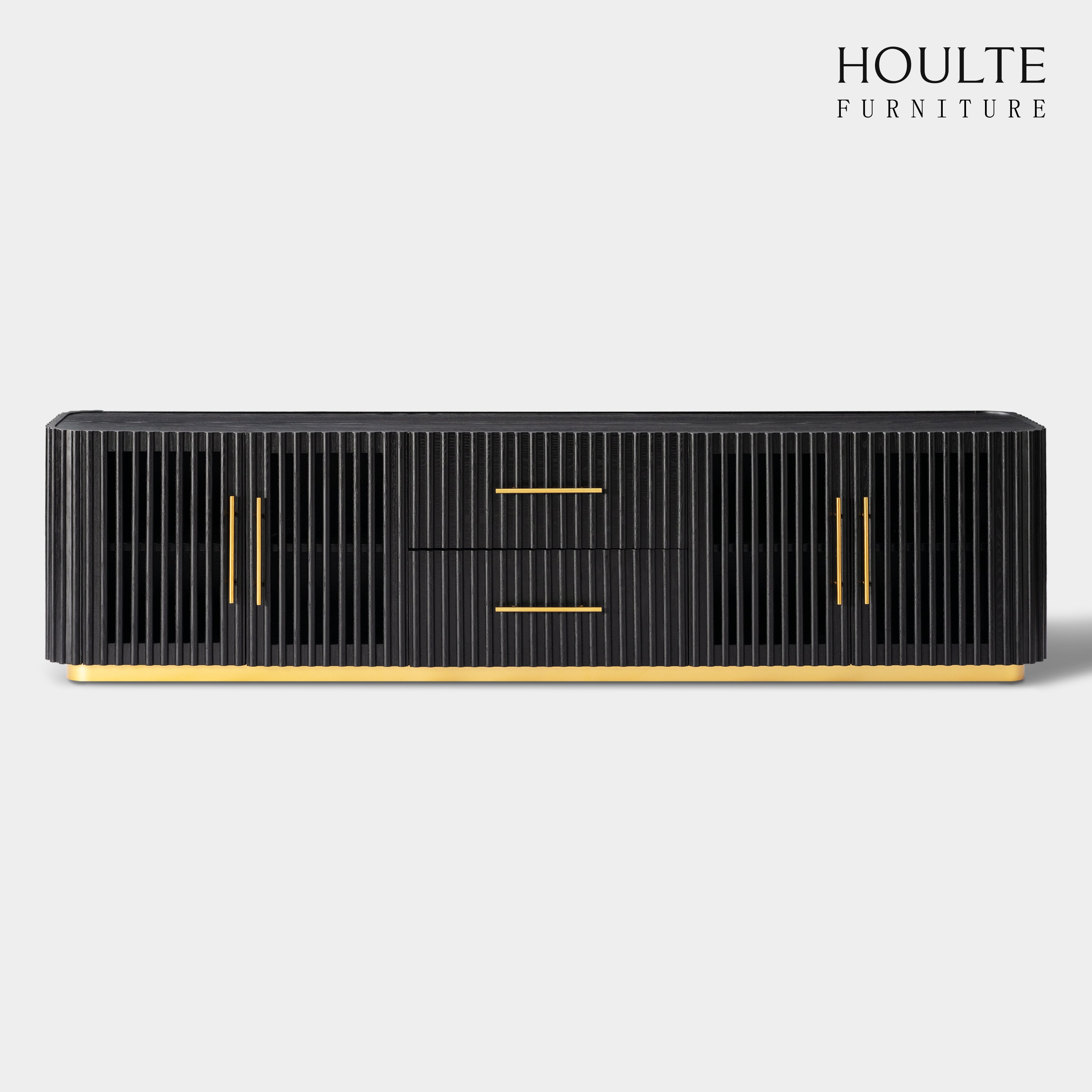 Holton Oak Media Console 240cm W
