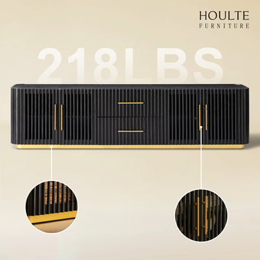 Holton Oak Media Console 240cm W