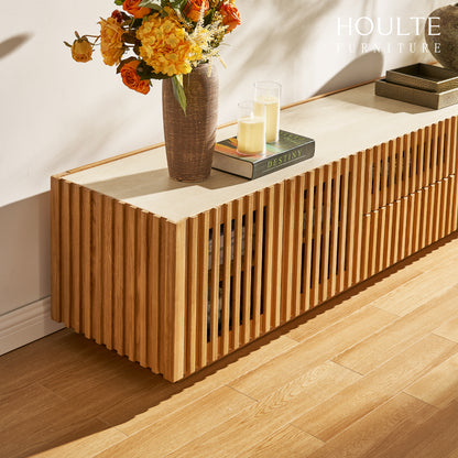 Isla Oak Media Console 80"