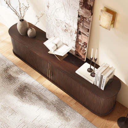 Sledin Sliding Door Media Console 55"W