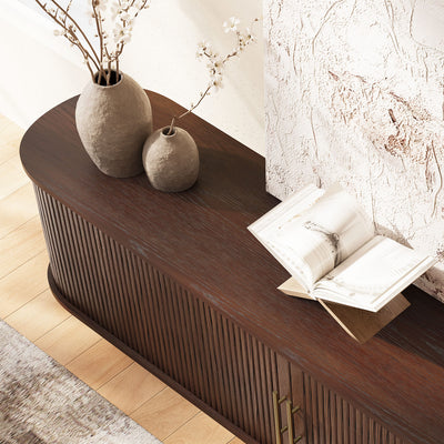 Sledin Sliding Door Media Console 84"W
