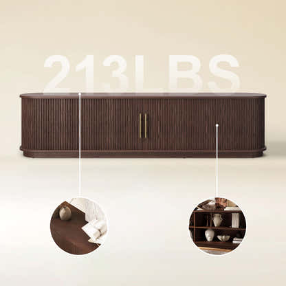 Sledin Sliding Door Media Console 55"W