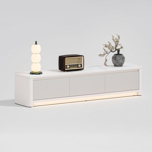 Celia Oak Media Console 71"