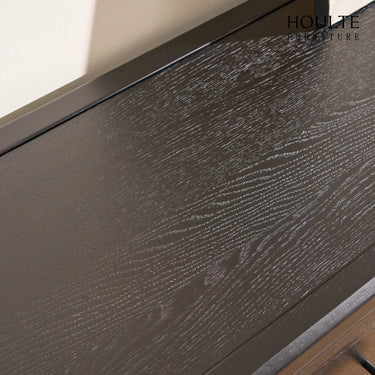 Alvar Oak Media Console and  64" Sideboard