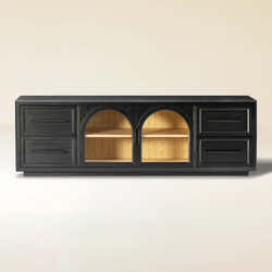 Alvar Oak Media Console 80