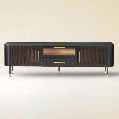 Ewan Oak Media Console 80"W