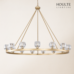 Vellum Round Chandelier 150cm D