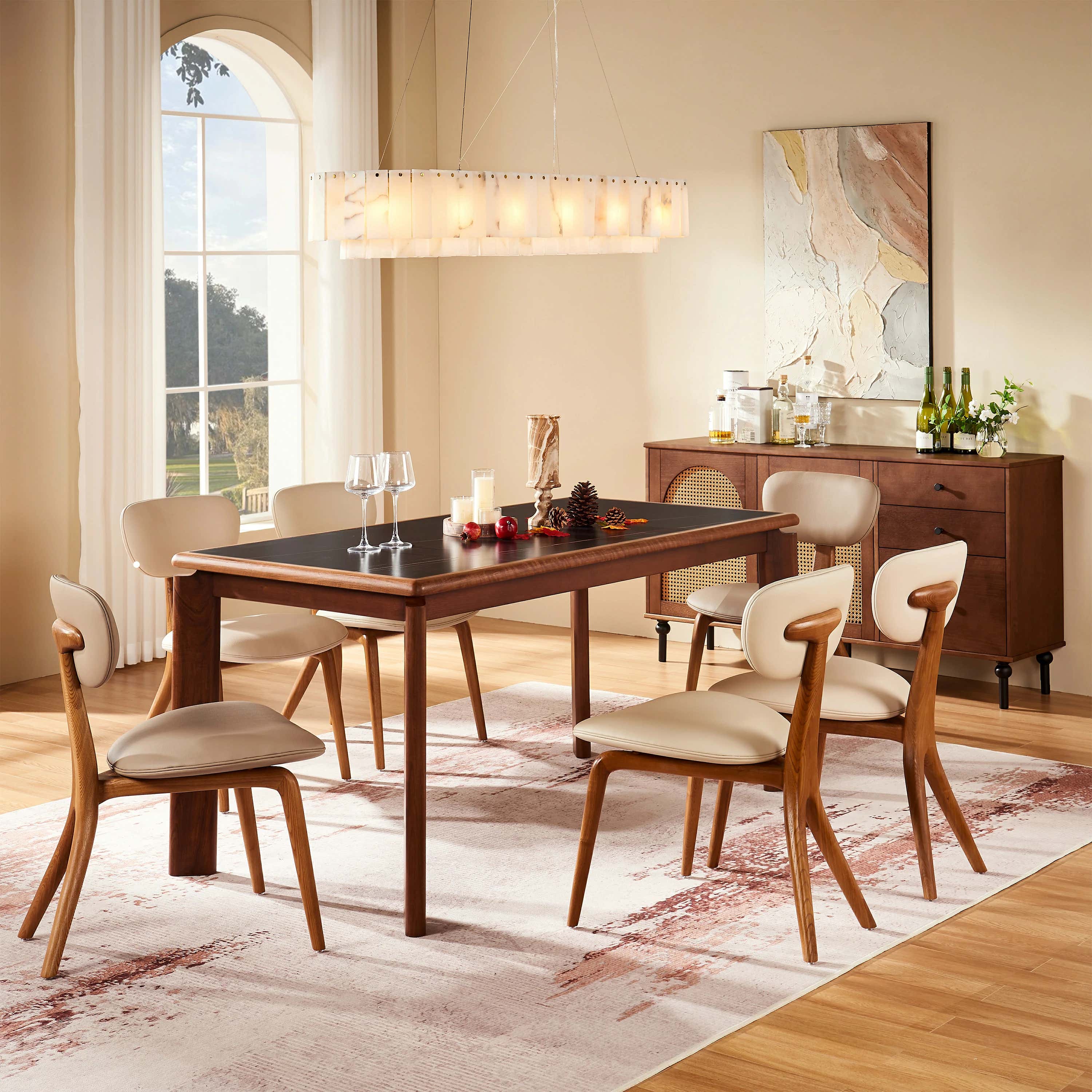 Virel Sintered Stone Dining Table 63"