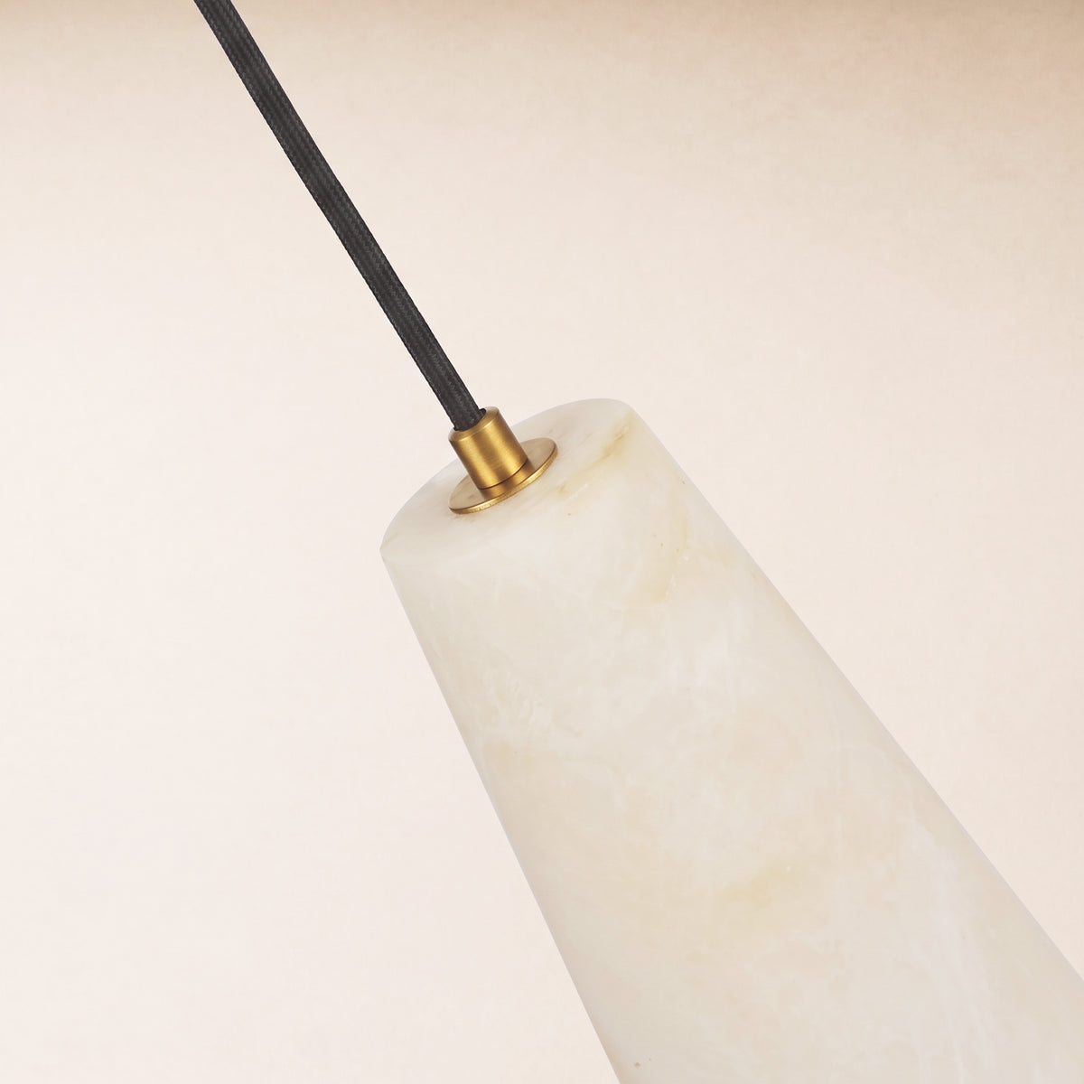 Capus Conical Resin Pendant 9''H