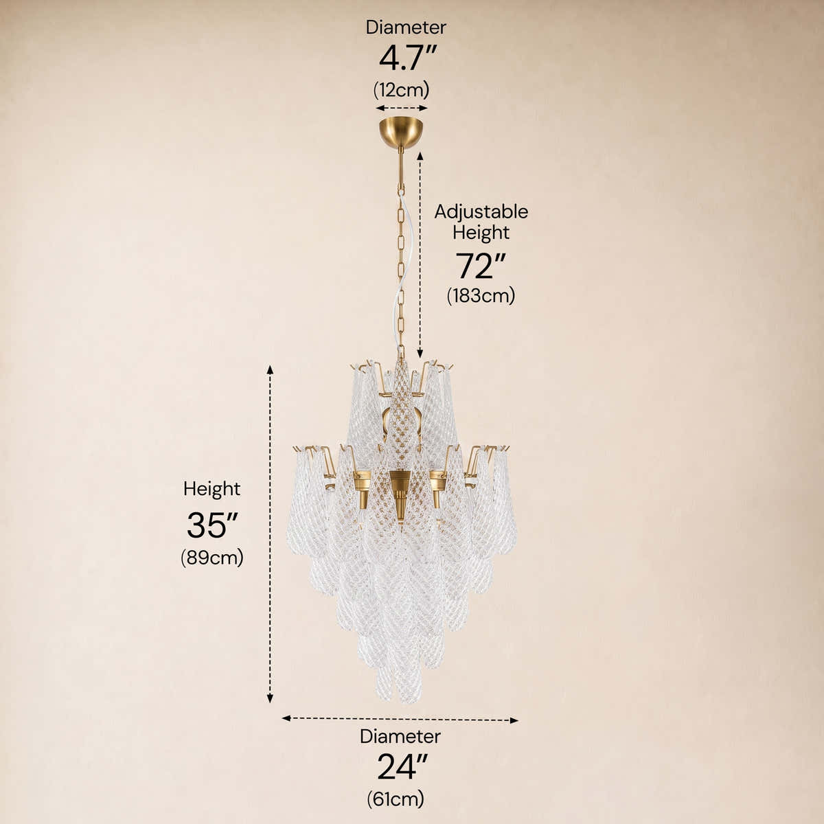 #Glass_White,Finish_Gold,Size_24" dimensions 3