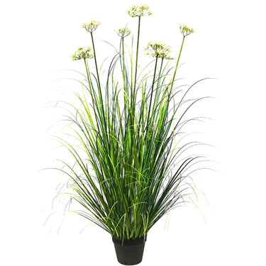Artificial 8-Head Chrysanthemum Spray 12cm H