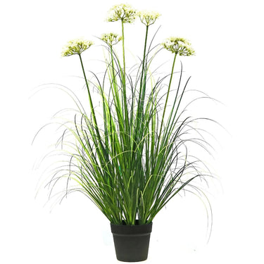 Artificial 8-Head Chrysanthemum Spray 12cm H