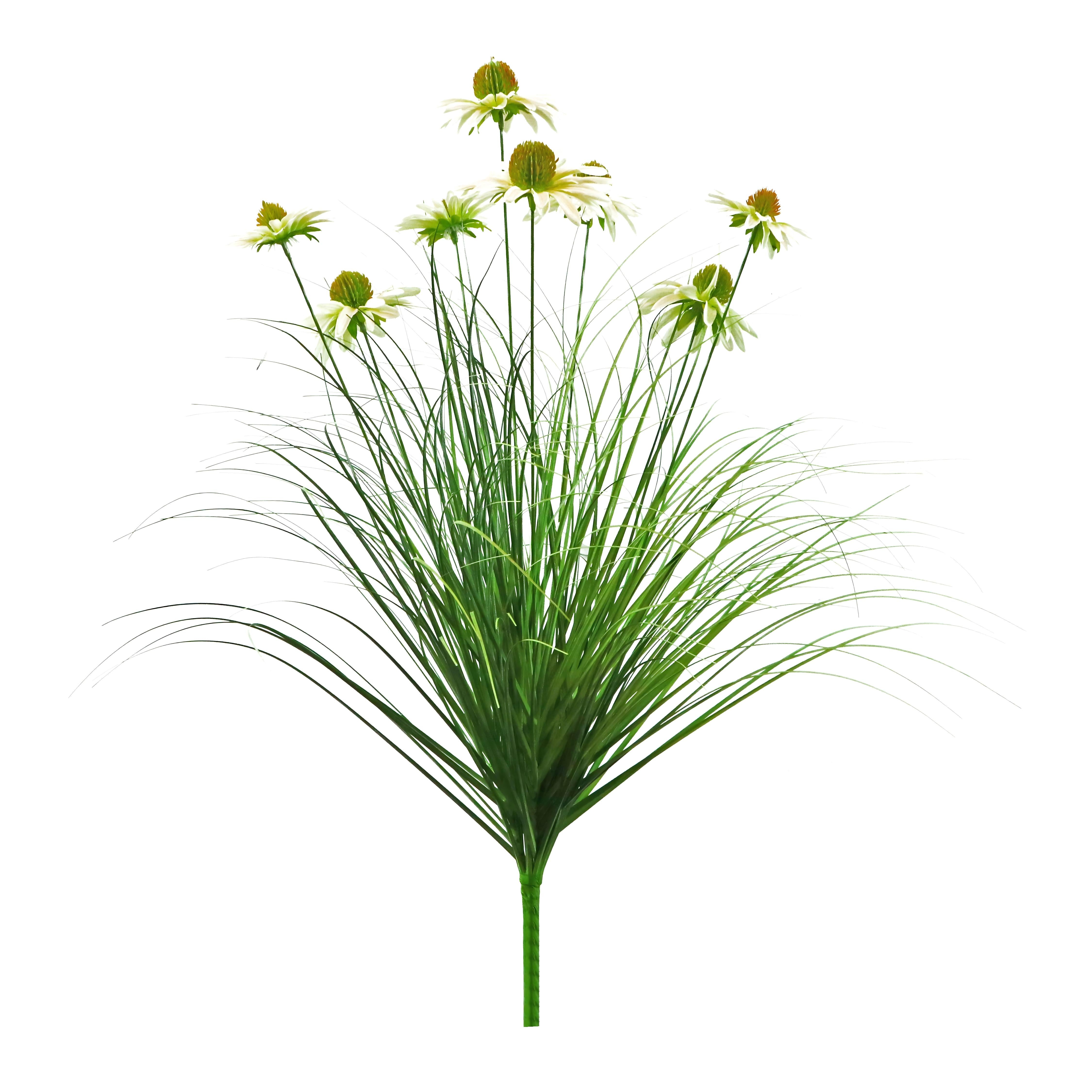 Artificial 8-Head Chrysanthemum Spray 12cm H