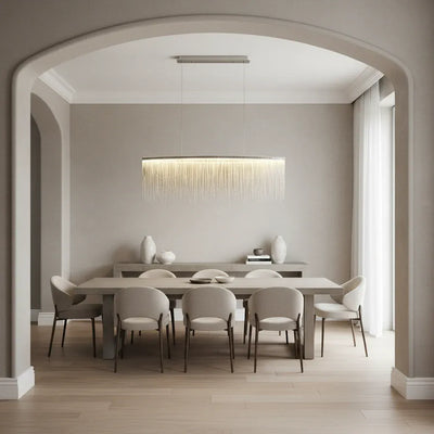 Teresa Cadena Metal Tassel Dining Room Light 120 cm W