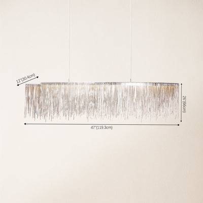 Teresa Cadena Metal Tassel Dining Room Light 120 cm W