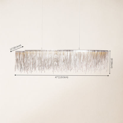 Teresa Cadena Metal Tassel Dining Room Light 120 cm W