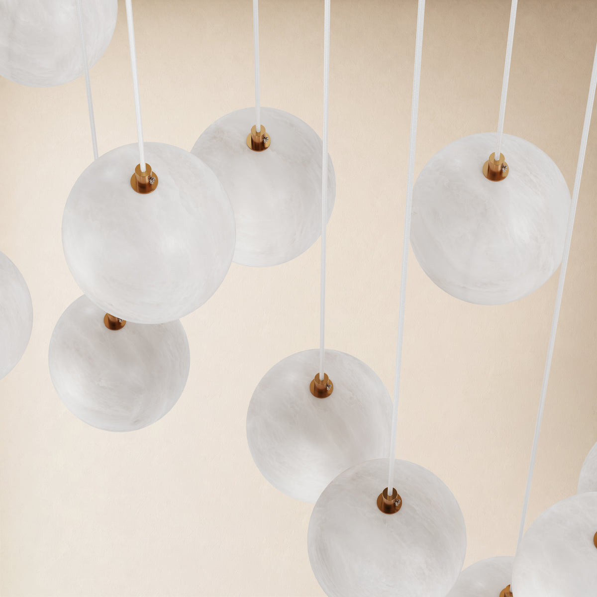 Quorvyn Resin Globe Linear Chandelier