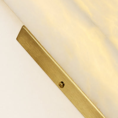 Valoria Alabaster Rectangular Wall Sconce