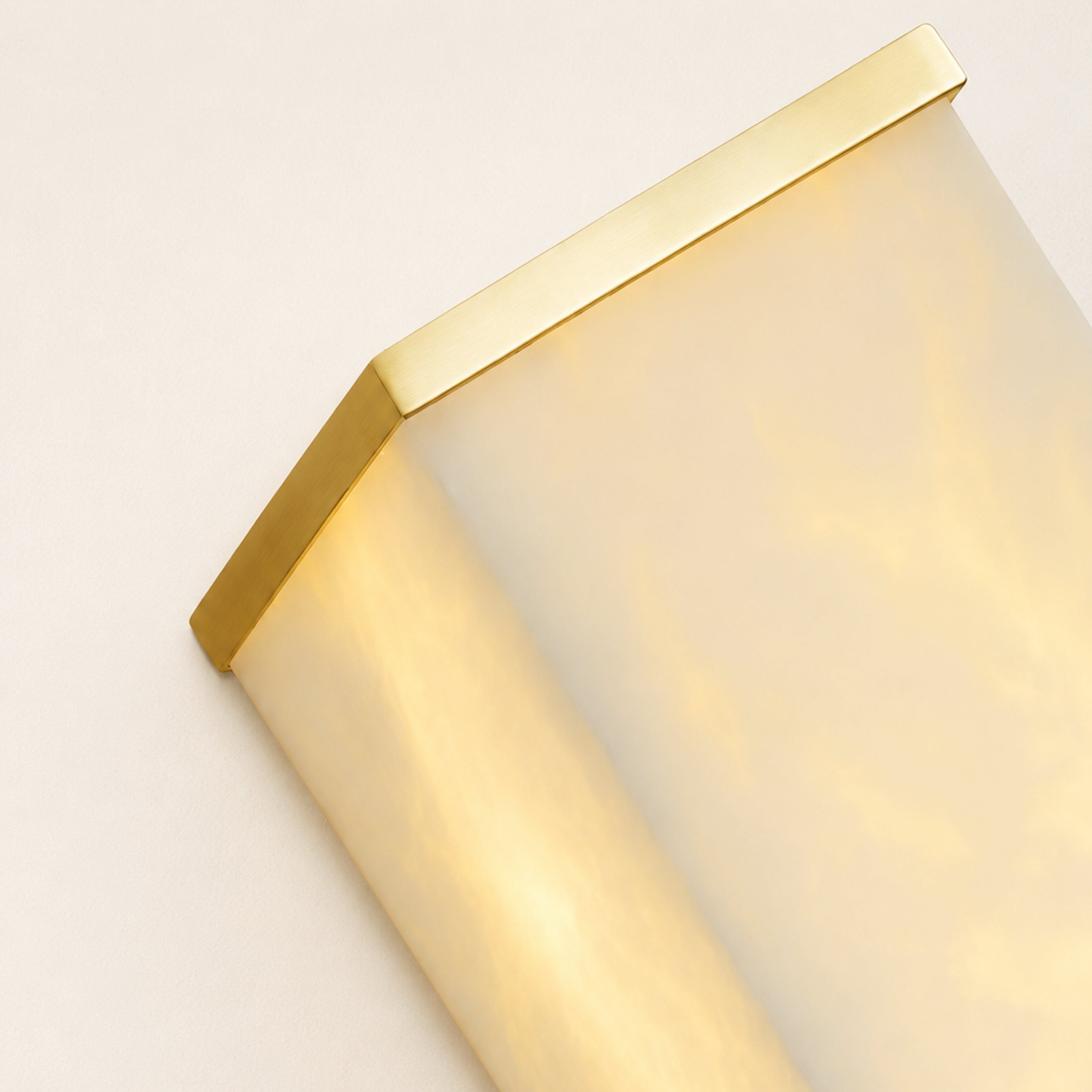 Valoria Alabaster Rectangular Wall Sconce